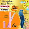 SLIM JEGGINGS & BEAUTY TRIMMER