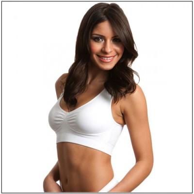 Genie Bra Womens 6 Pack - Wireless Bra for Women, Solid Color Seamless Bra  - 3 Beige, 3 Brights - Size M at  Women's Clothing store